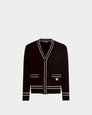 DOLCE&GABBANA   V 領針織開襟衫 -