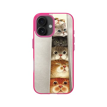 iPhone 16 Clear 粉漾桃 - Nyangsongi - 貓貓塔塔