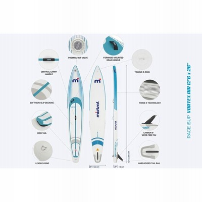 Mistral 12'6'' SUP サップボード レース スタンドアップパドル