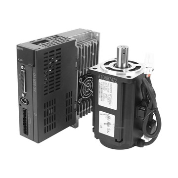 80交流伺服電機套裝485通訊控制一體驅動器750W1000W伺服抱閘電機[DD2610001]