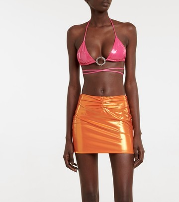 Alessandra Rich Metallic miniskirt