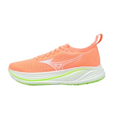 Mizuno 美津濃 慢跑鞋 Neo Zen 2 女鞋 橘 白 厚底 緩衝 運動鞋 J1GD2686-72