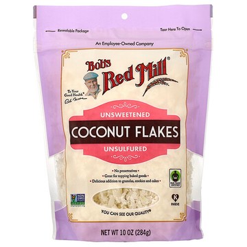 Bob's Red Mill, 椰子片，不加糖，非硫化，10 盎司（284 克）