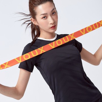 【新年開運色】Logo輕量彈力帶組-番紅花黃(一組兩入)