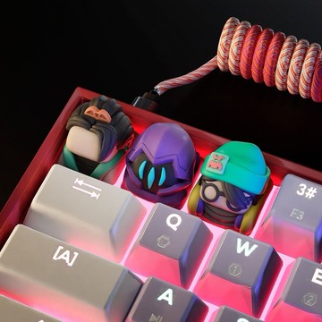 免運 特戰英豪鍵帽 無畏契約鍵帽 瓦羅蘭特鍵帽 個性創意機械鍵盤通用網紅電競立體鍵帽  b7081