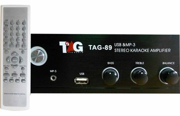 卡拉OK擴大機 擴大機TAG-89 / TAG89卡拉OK伴唱機綜合擴大機 台灣製立體聲 擴大機支援USB、MP3、MP4播放 擴大機 卡拉OK擴大機☆另可搭配其他型號伴唱機音響組