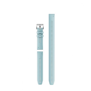 GARMIN QuickFit 22mm 天青藍矽膠錶帶 (含加長型錶帶)