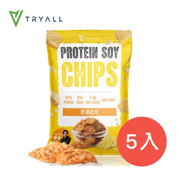 [台灣 Tryall] 涮嘴蛋白酥脆脆-香濃起司 (30g/包)X5