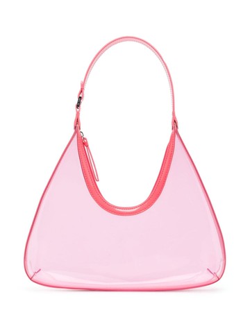 BY FAR - transparent shoulder bag - women - Polyurethane/PVC - One Size - Pink