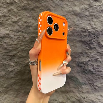 高顏值漸變撞色 親膚矽膠防指紋 防摔殼 適用 蘋果 iPhone 17 16 15 14 13 Pro Max 手機殼