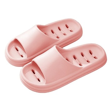 美得像專櫃 鏤空浴室拖鞋  38~39  粉色  2雙