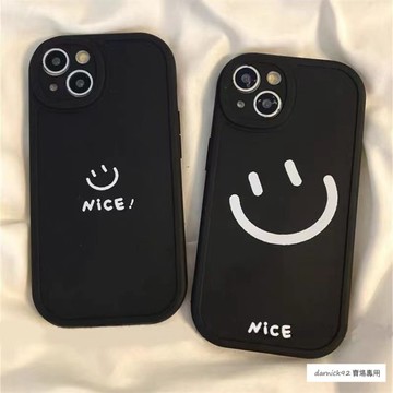 笑臉臉 手機殼 適用 iphone max x 14 8 pro 7 12 11 13 plus 卡通 防摔 情侶 殼