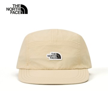 【The North Face 官方旗艦】北面男女款米色DWR防潑水運動帽｜8CTF3X4