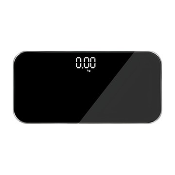 ANTIAN 智能迷你鏡子體重計/玻璃電子秤/LED高清體重機/成人體重秤/溫度計/便攜隨身化妝鏡 附電池 2個  1台  XT-31