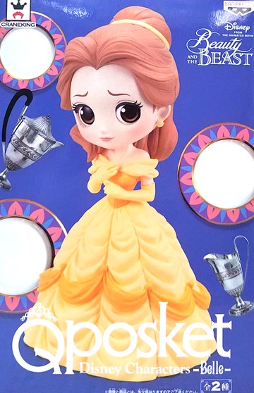 日版 Qposket 美女與野獸 貝兒 迪士尼 單售 B款 posket 公仔 Belle 約14公分高