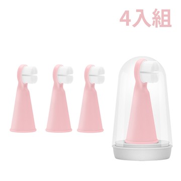 meekee 柔軟萬毛指套牙刷4入組 (幼童/寵物適用)