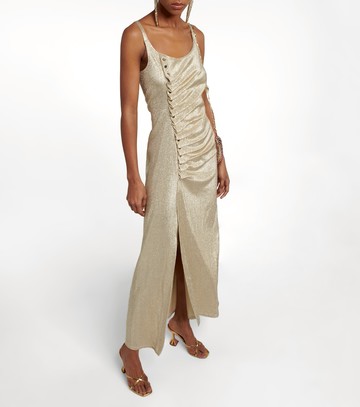 Rabanne Metallic wrap dress