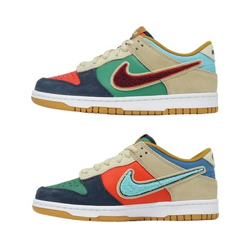 Nike 休閒鞋 Dunk Low BG 大童 女鞋 彩 鴛鴦 經典 IV6203-410