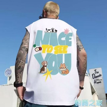 【豹開之家】背心男生M-8XL無袖背心 潮牌背心 籃球背心 情侶背心 坦克背心 運動無袖t恤男夏季寬鬆坎肩背心B2181