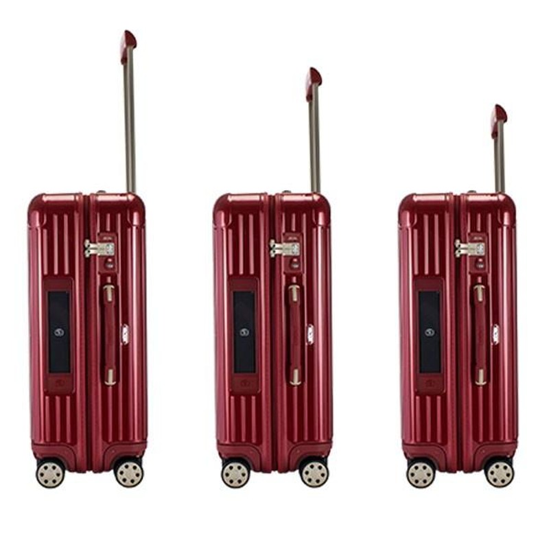 RIMOWA リモワ スーツケース 4輪 サルサ デラックス 831.77.53.5 RIMOWA マルチ Salsa Deluxe  Multiwheel レッド 97L | LINEブランドカタログ