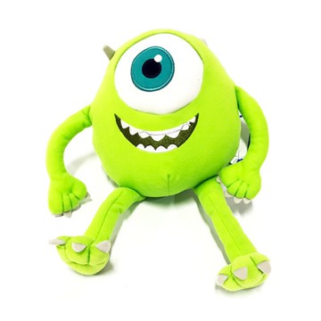 怪獸大學Monsters University 麥克震動絨毛娃娃景品，絨毛/填充玩偶/玩具/公仔/椅子/抱枕/靠枕，X射線【C25800】