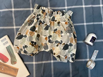 水彩鵝卵石 週歲 兒童 幼童 南瓜褲 燈籠褲