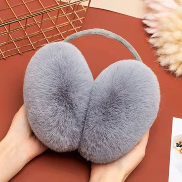 艾米戀 冬季保暖 毛絨耳罩 耳套冬男女 兒童後戴式 仿兔毛耳暖 耳捂耳包韓版