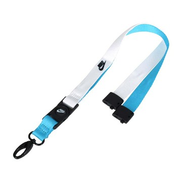 Nike耐吉 PREMIUM 藍白色可拆式識別證帶 (N1004565403NS / DR5171403) 名牌帶 證件帶 手機掛繩 免孔頸繩 背帶 吊繩 防丟繩