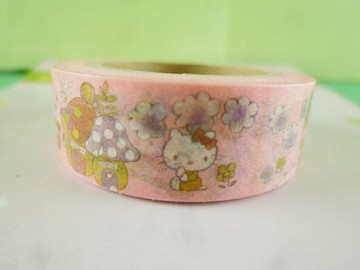 【震撼精品百貨】Hello Kitty 凱蒂貓 紙膠帶-MX圖案-蘋果 震撼日式精品百貨