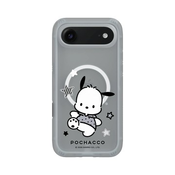 iPhone Air AirX 流變灰 - 三麗鷗-帕恰狗 Pochacco - 簡約黑灰白