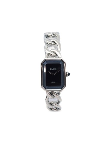 CHANEL Pre-Owned - 1987 pre-owned Première 26mm - women - stainless steel - One Size - Black