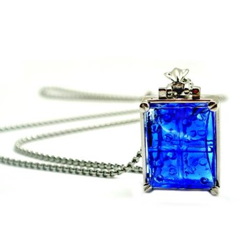 AK~香氛珠寶－金工穩賺四方精油香氛飾品項鍊/聞香鍊