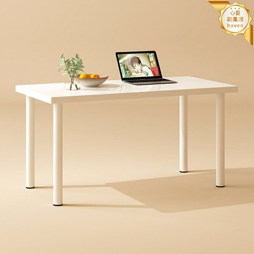 【簡約白 大空間】書桌 學習桌 電腦桌 寫字臺 辦公桌 工作臺 家用臥室書桌 多層收納 租房神器 學生女生專用