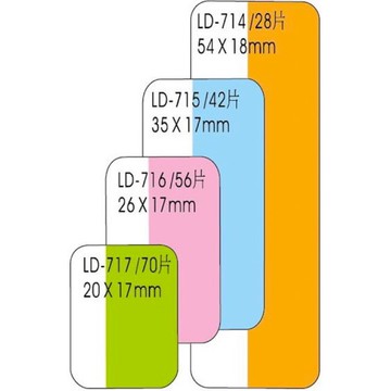【阿翔小舖】『LONGDER』龍德 七彩分類索引片 事務 資料夾 分類 單包