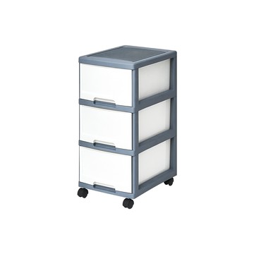 【日本天馬】33面寬三層收納抽屜櫃附輪(3高抽)