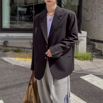 【Metanoia】🇰🇷韓製 翻領西裝外套