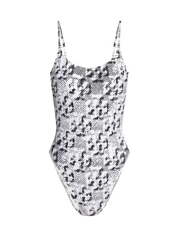 tory burch "gemini link" one-piece swimsuit