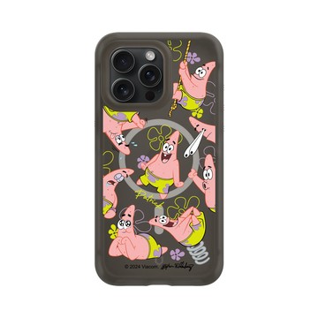 iPhone 15 Pro Max AirX 本質黑 - 海綿寶寶 SpongeBob - 派大星百變表情