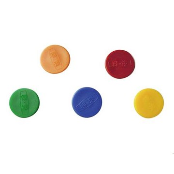 群策玻璃磁白板專用磁鐵/S500/極強/直徑約3cmx高約1.8cm/混色出貨