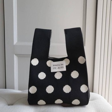 【Maison De Auri】Mini 小提包/ 厚針織/ 波爾黑