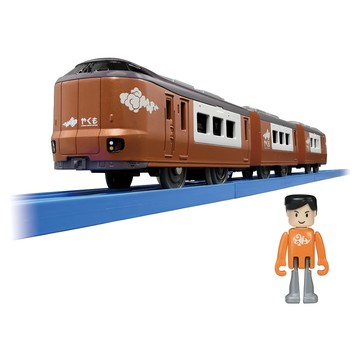 TAKARA TOMY PLARAIL 鐵道王國 S-08 273系特急八雲號列車 918950  棕色  1盒  410 x 70 x 40mm