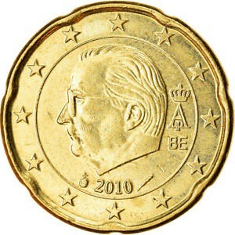 アンティークコイン [#765876] Belgium, 20 Euro Cent, 2010, AU(55-58