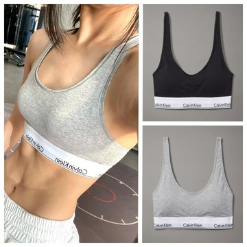 [S.E美國代購]Calvin Klein CK 內衣 有襯墊 低圓領 運動內衣 無鋼圈內衣 露背 集中 純棉
