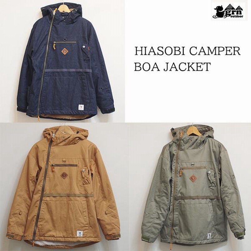 grn outdoor HIASOBI CAMPER BOA JACKET ジーアールエヌアウトドア 