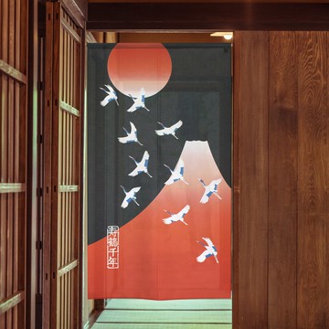 【預訂】日本製 壽鶴千年門簾