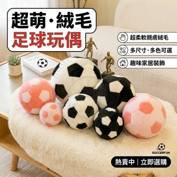 【🔥台灣出貨】⚽仿真足球抱枕 柔軟毛絨靠枕 足球造型玩偶 運動風居家裝飾 房間佈置 足球季必備 交換禮物 派對氣氛組