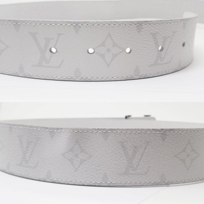 Louis Vuitton LV Initiales 40mm Reversible Belt M0158 White 100cm