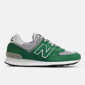 New Balance 紐巴倫 576 [OU576GGK] 男 運動休閒鞋 復古鞋 英國製 麂皮 穿搭 綠灰