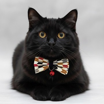 箭羽紋款 蝴蝶結寵物裝飾項圈 貓咪 兔子 小型犬 迷你犬