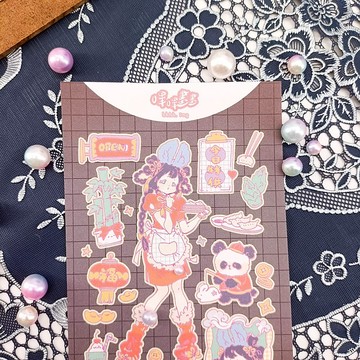 BT022_福氣寶寶_ lucky baby/軋型貼紙